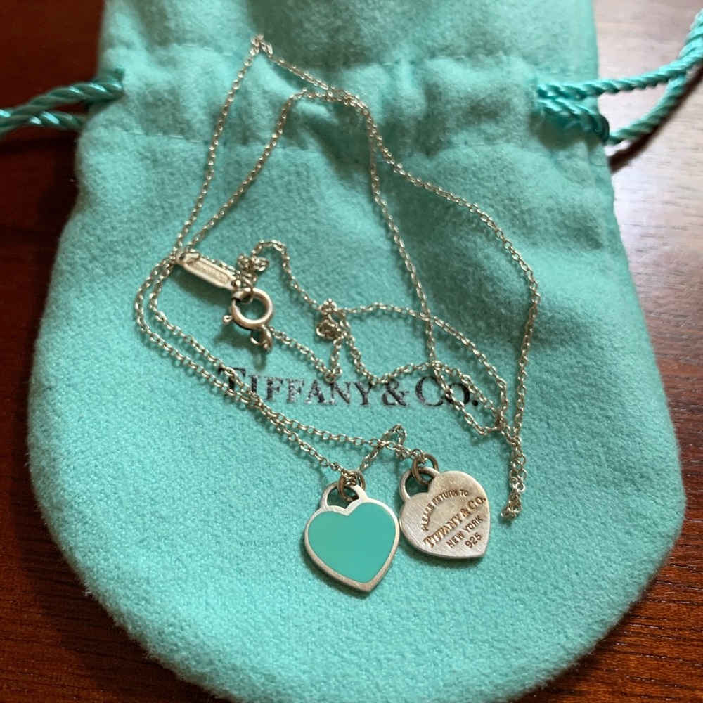 Tiffany and Co Double Heart Necklace